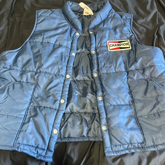 80’s Vintage official CHAMPION Racing Puffer Vest - Picture 4 of 4